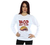 Marvel Women's Deadpool Taco Dirty To Me Sweatshirt in White | Size: Medium Marvel White M