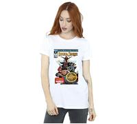 Marvel Women's Doctor Strange Comic Cover Cotton Boyfriend T-Shirt in White | Size: Large Marvel White L