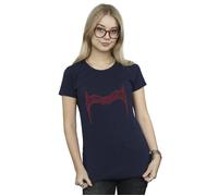 Marvel Women's Doctor Strange Wanda Crown Cotton T-Shirt in Navy | Size: Medium Marvel Navy M