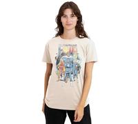 Marvel Womens Fantastic Four Cosmic First Family Ladies Shirt, Natural, Natural, S UK