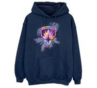 Marvel Women's Guardians of The Galaxy Abstract Star Lord Hoodie Navy Blue Small