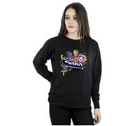 Marvel Women's Guardians Of The Galaxy Groot Gaming Holo Sweatshirt in Black | Size: Small Marvel Black S