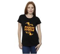 Marvel Women's Guardians Of The Galaxy Groot Inverted Grain Cotton T-Shirt in Black | Size: XL Marvel Black XL