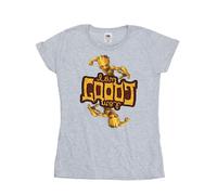 Marvel Women's Guardians Of The Galaxy Groot Inverted Grain Cotton T-Shirt in Grey | Size: Medium Marvel Grey M