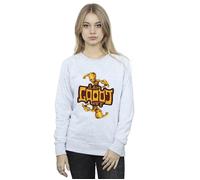 Marvel Women's Guardians Of The Galaxy Groot Inverted Grain Sweatshirt in Grey | Size: Medium Marvel Grey M