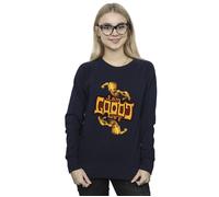 Marvel Women's Guardians Of The Galaxy Groot Inverted Grain Sweatshirt in Navy | Size: 2XL Marvel Navy 2XL