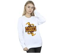 Marvel Women's Guardians Of The Galaxy Groot Inverted Grain Sweatshirt in White | Size: 2XL Marvel White 2XL