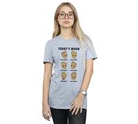 Marvel Women's Guardians of The Galaxy Groot Today's Mood Boyfriend Fit T-Shirt Sport Grey Small