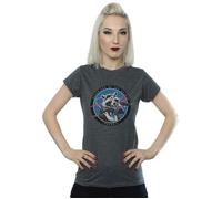 Marvel Women's Guardians Of The Galaxy Rocket Emblem Cotton T-Shirt in Grey | Size: 2XL Marvel Grey 2XL
