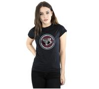 Marvel Women's Guardians Of The Galaxy Rocket Powered Cotton T-Shirt in Black | Size: Medium Marvel Black M