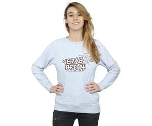 Marvel Women's Guardians Of The Galaxy Star Lord Text Sweatshirt in Grey | Size: Large Marvel Grey L