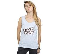 Marvel Women's Guardians of The Galaxy Star Lord Text Vest Sport Grey X-Large