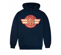 Marvel Womens Blue Captain Marvel Hoodie - X-Large