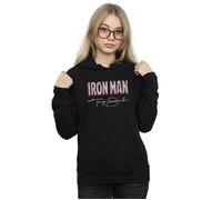 Marvel Women's Iron Man AKA Tony Stark Hoodie in Black | Size: Large Marvel Black L