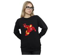 Marvel Women's Iron Man Simple Sweatshirt in Black | Size: Medium Marvel Black M