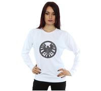 Marvel Womens/Ladies Agents Of SHIELD Distressed Logo Sweatshirt BI3073