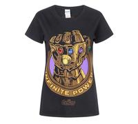 Marvel Womens/Ladies Avengers Infinity War Thanos Infinity GS Black NS4877