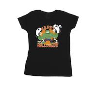 Marvel Womens/Ladies Hulk Happy Halloween Cotton T-Shirt - Black - Black - XXL