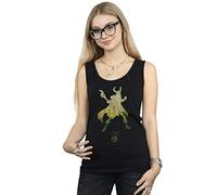 Marvel Women's Loki Silhouette Vest Black X-Large