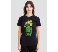 Marvel Women's Loki St Patrick's Day Loki Day T-Shirt, Black | Size: Medium Marvel Black M