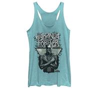 Marvel Women's Pantherforever Pattern Shirt, Tahiti Blue, XX-Large