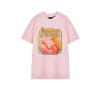 Marvel Womens Pink Hero Vibes Short Sleeved T-Shirt - Large