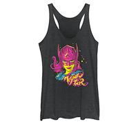 Marvel Women's Pop Art Thor Shirt, Black Heather, X-Large