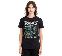 Marvel Women's Rivals Vanguard Trend Ladies T Shirt, Black, S