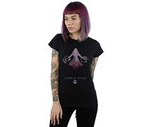 Marvel Women's Scarlet Witch Silhouette T-Shirt Black X-Large