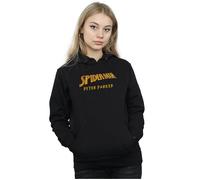 Marvel Women's Spider-Man AKA Peter Parker Hoodie in Black | Size: Medium Marvel Black M