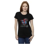 Marvel Women's Spider-Man Amazing Cotton T-Shirt in Black | Size: 2XL Marvel Black 2XL
