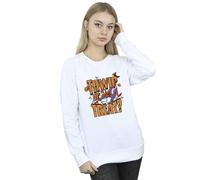 Marvel Women's Spider-Man Thwip Or Treat Sweatshirt in White | Size: Small Marvel White S