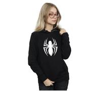 Marvel Women's Spider-Man Ultimate Spider Logo Hoodie in Black | Size: Large Marvel Black L