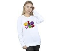 Marvel Women's Spidey & His Amazing Friends Faces Sweatshirt in White | Size: Small Marvel White S