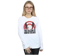 Marvel Women's The Falcon & The Winter Soldier Shield Silhouettes Sweatshirt in White | Size: Medium Marvel White M