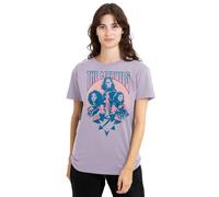 Marvel Women's The Marvels Quantum Heroes Blue Ladies T Shirt, Lavendar T-Shirt