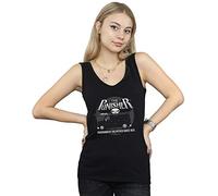 Marvel Women's The Punisher Battle Van Vest Black Small