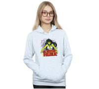 Marvel Women's The Savage She-Hulk Hoodie in Grey | Size: 2XL Marvel Grey 2XL