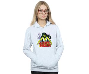 Marvel Women's The Savage She-Hulk Hoodie in Grey | Size: XL Marvel Grey XL