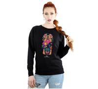 Marvel Women's Thor Ragnarok Character Totem Sweatshirt in Black | Size: 2XL Marvel Black 2XL