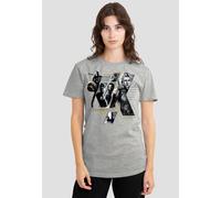 Marvel Women's Thunderbolts Anti-Hero Team T-Shirt, Heather Grey in Light Grey | Size: Medium Marvel Light Grey M