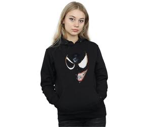 Marvel Women's Venom Split Face Hoodie in Black | Size: Small Marvel Black S