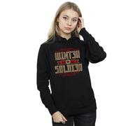 Marvel Women's Winter Soldier Trigger Badge Hoodie in Black | Size: Small Marvel Black S