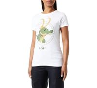Marvel Women's Wolokimts015 T-Shirt, White, M
