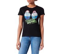 Marvel Women's Womarcots036 T-Shirt, Black, XL