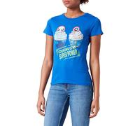 Marvel Women's Womarcots036 T-Shirt, Cobalt, XL