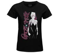 Marvel Women's Womarcots040 T-Shirt, Black, XXL