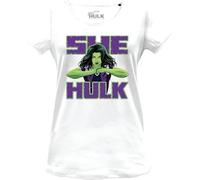 Marvel Women's Woshehuts005 T-Shirt, White, XXL