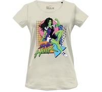 Marvel Women's Woshehuts006 T-Shirt, Natural, M