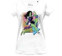 Marvel Women's Woshehuts006 T-Shirt, White, XXL